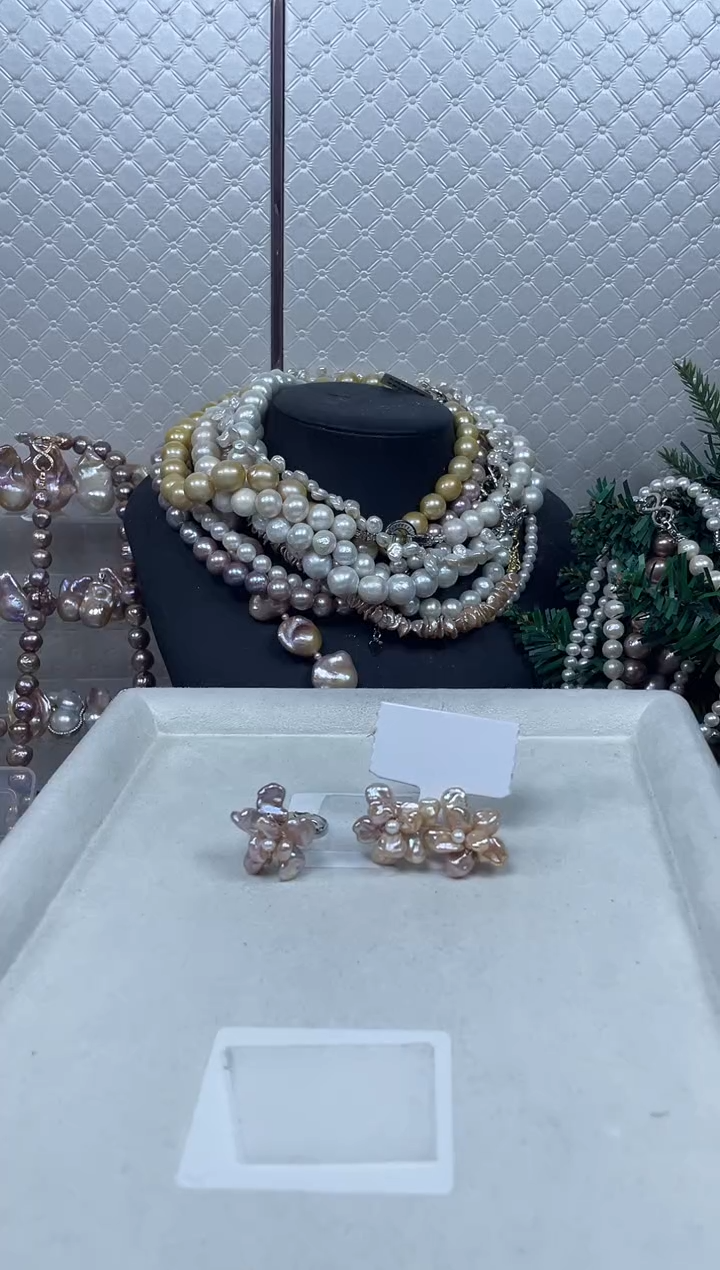 未镶嵌套装淡水珍珠【纯恬珍珠】