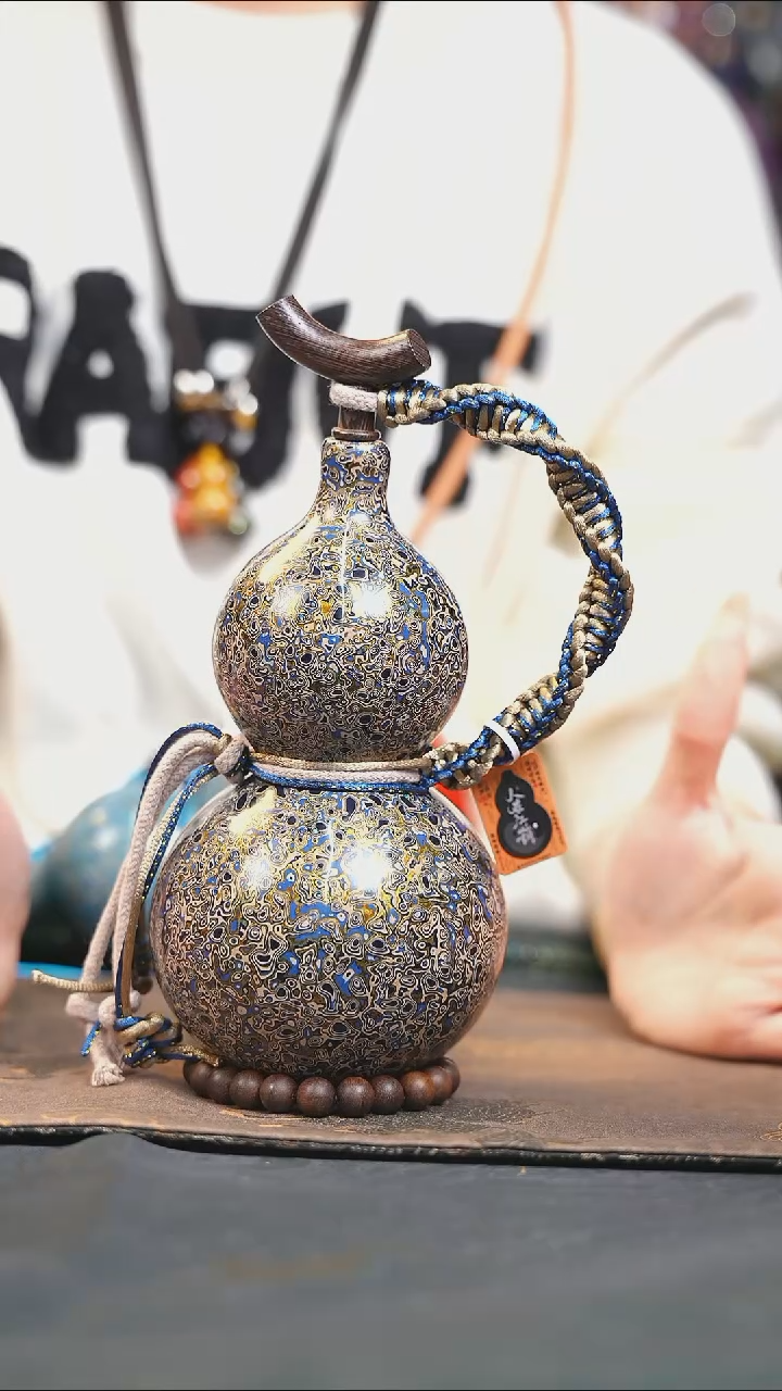 【闪购商品】XT247漆艺酒葫芦不包手串及旋转底座