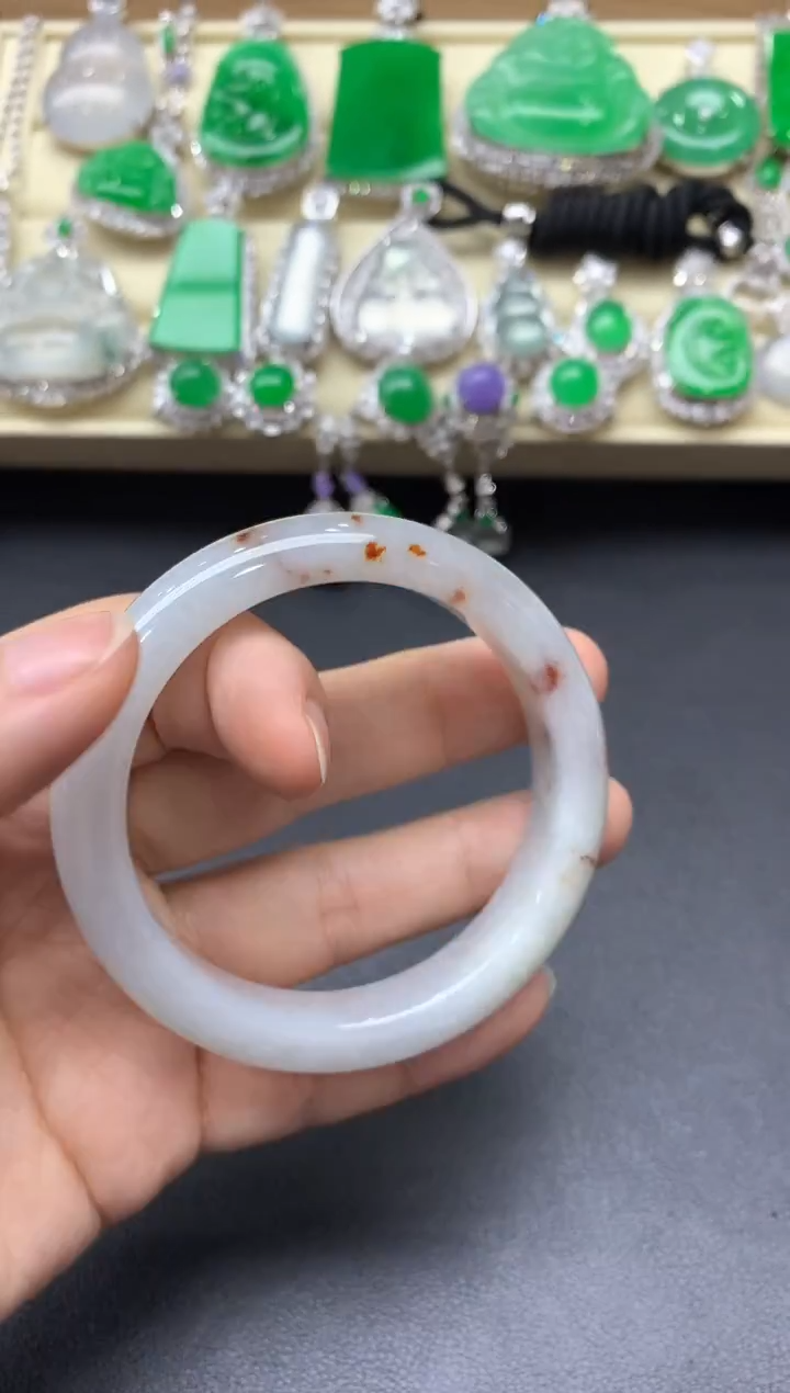 未镶嵌手镯翡翠225-中国好珍宝