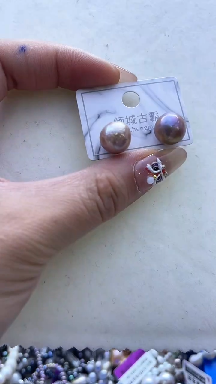 【闪购商品】淡水珍珠耳饰未镶嵌536