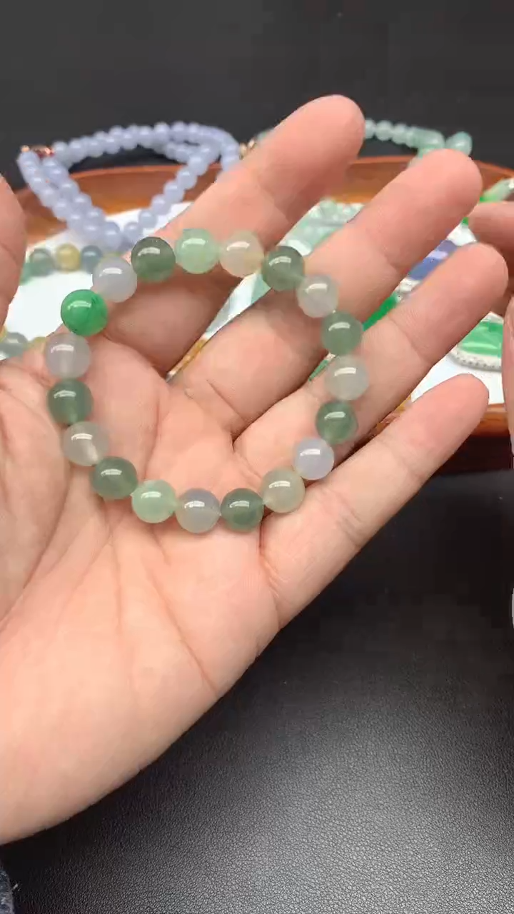 【闪购商品】翡翠手串未镶嵌45-天然翡翠