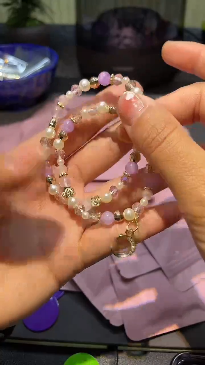 【闪购商品】水晶手链合金开播浮力039054