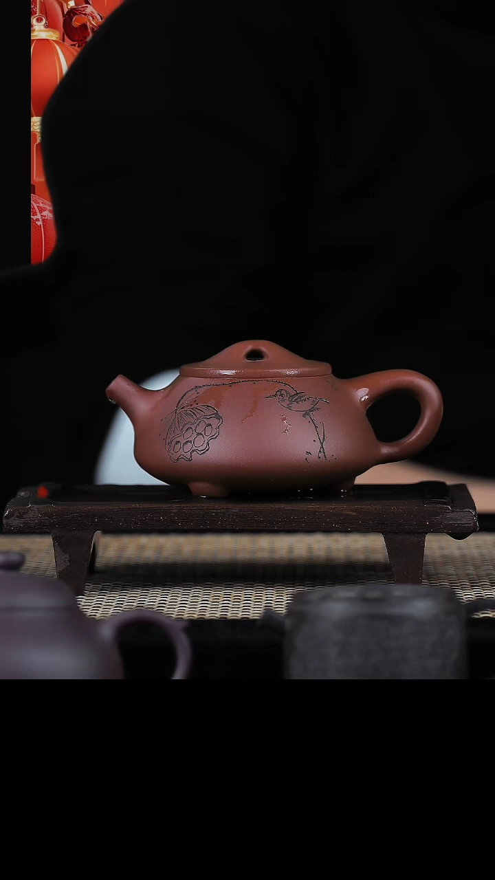 【闪购商品】手工原矿底槽清景舟石瓢  200cc