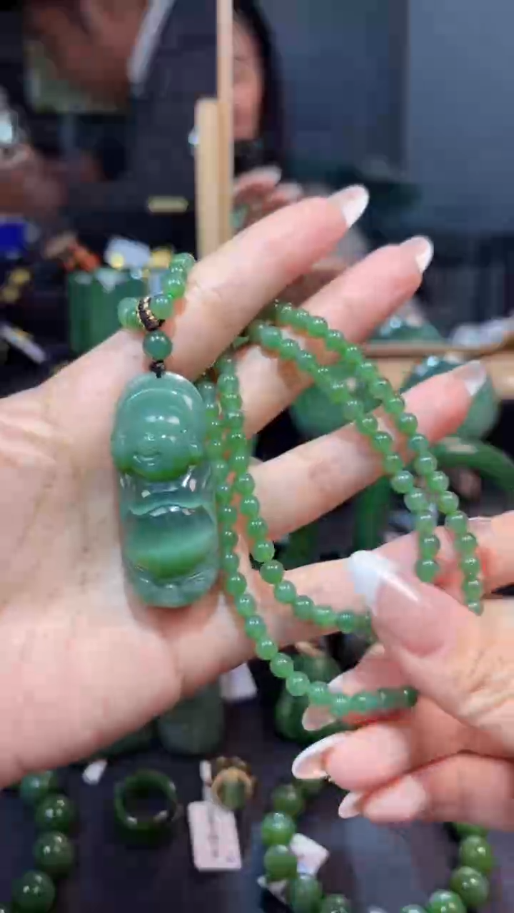 【闪购商品】和田玉（碧玉）颈饰未镶嵌1
