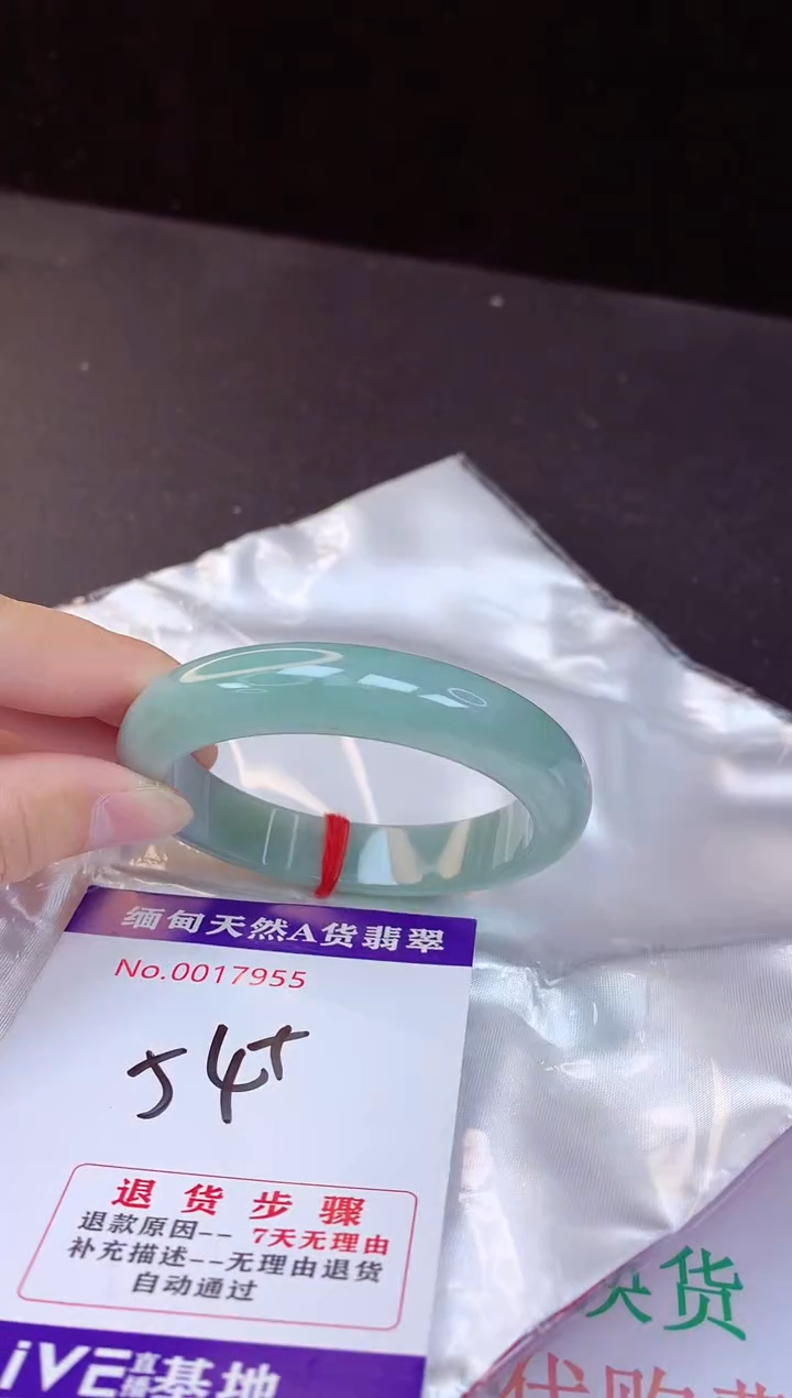 【闪购商品】翡翠手镯未镶嵌54+             