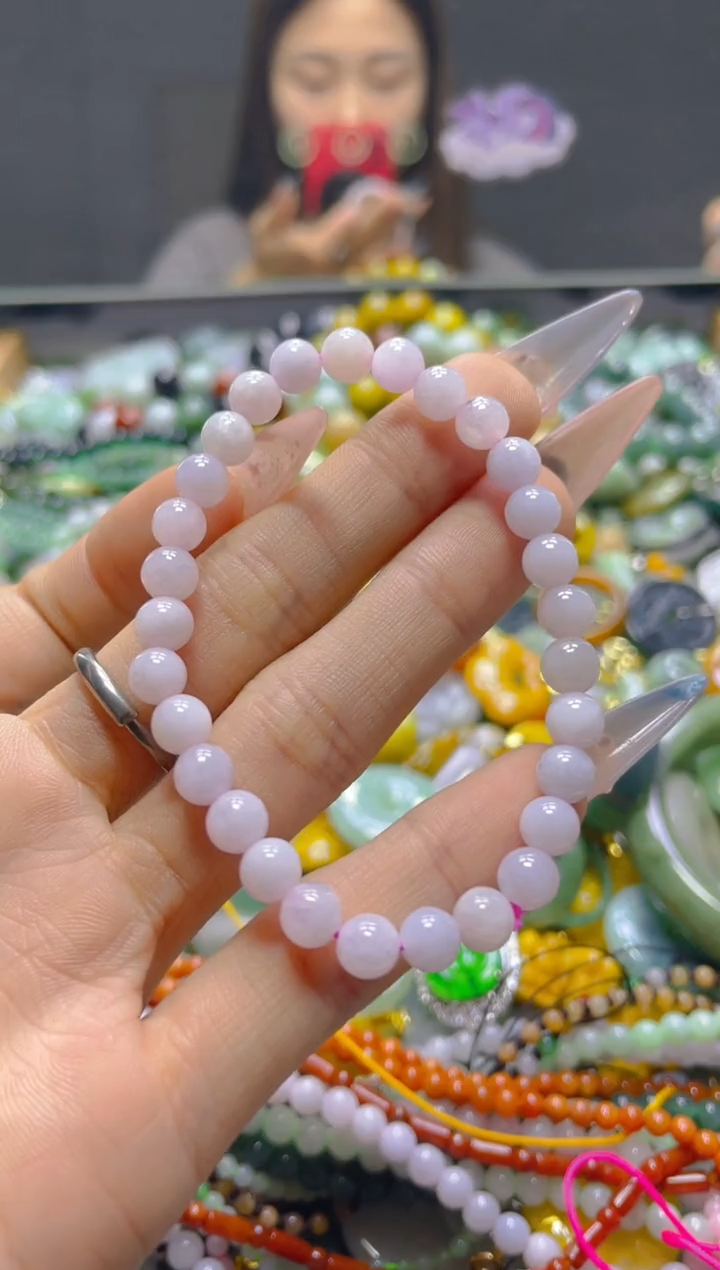 颈饰未镶嵌翡翠5MM