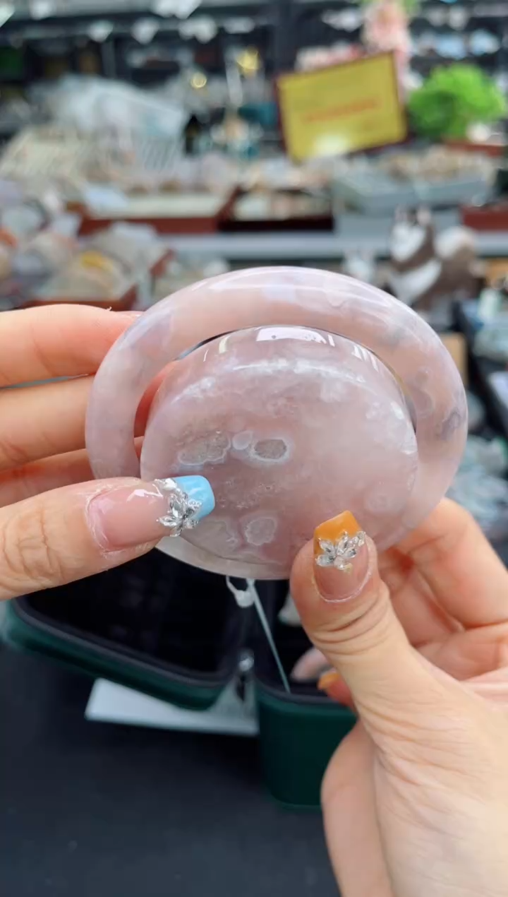 【闪购商品】石英质玉手镯未镶嵌57圈口（赠品镯心）1751419