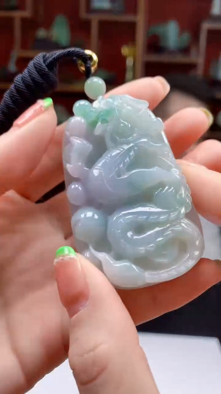 定制翡翠未镶嵌1095ry-毛货挂件25