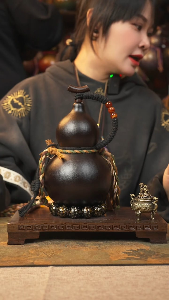 【闪购商品】434大漆葫芦一物一拍记葫堂出品