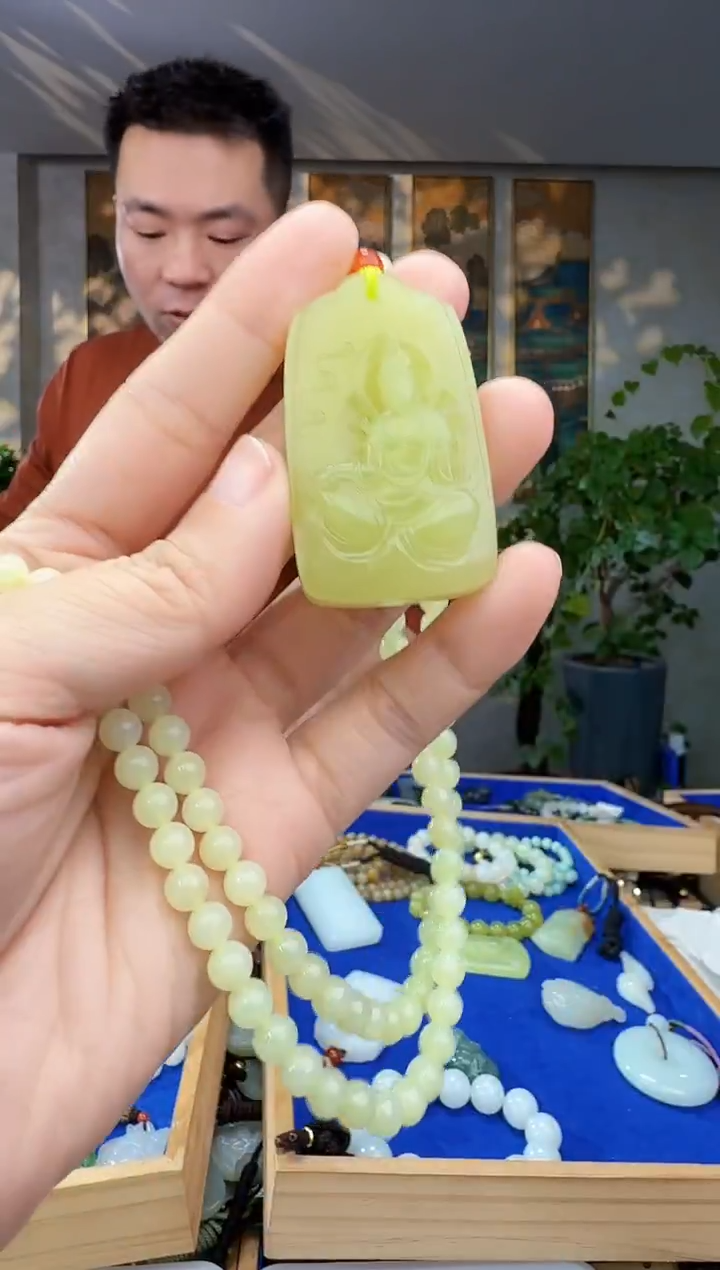 未镶嵌和田玉挂件拍一发一