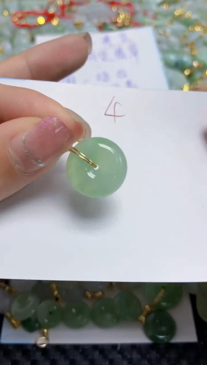 【闪购商品】翡翠颈饰合金天然A货翡翠