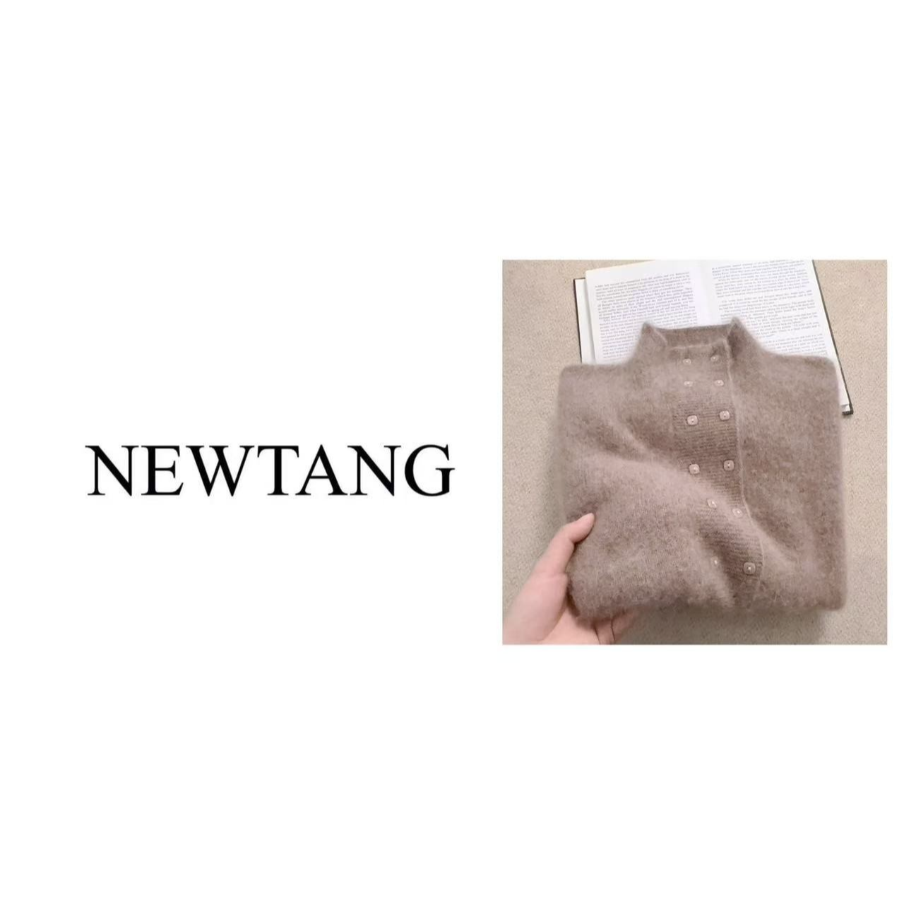 【自在从绒】1177 100%羊毛秋冬显瘦高级时髦翻领双排扣外套