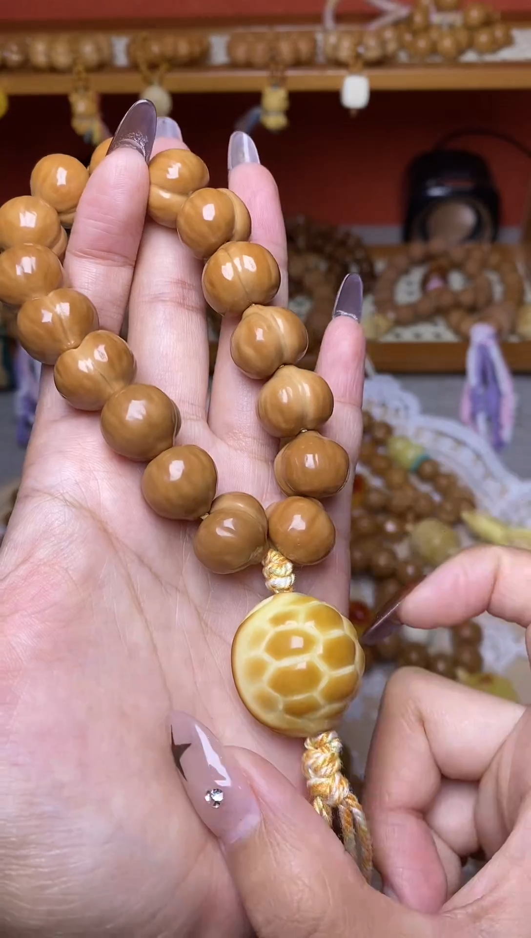 手串猴头核桃全品无暇屁桃➕富甲手持