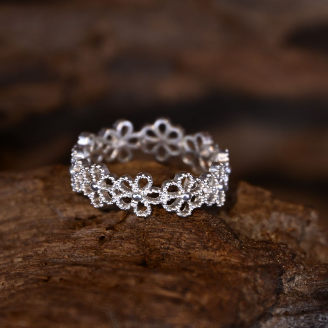 足银戒指 潘仕学银饰 | 银缕戒指 | 精致足银可调节