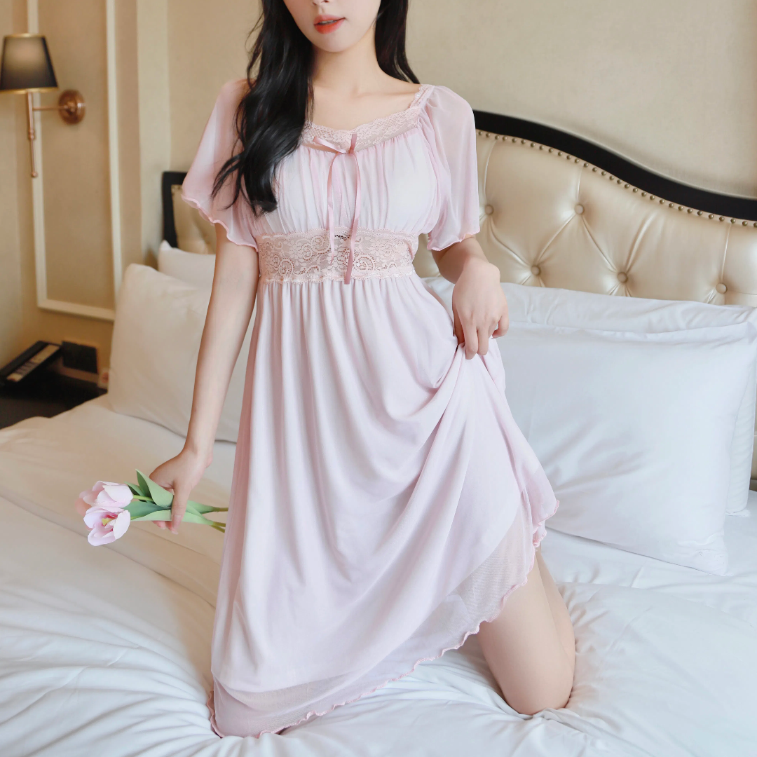 睡衣女款爆款2025新款夏季带胸垫性感吊带睡裙女家居服一体可外穿