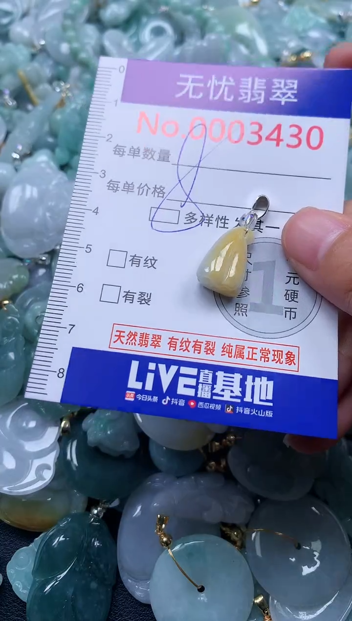 颈饰未镶嵌翡翠3430