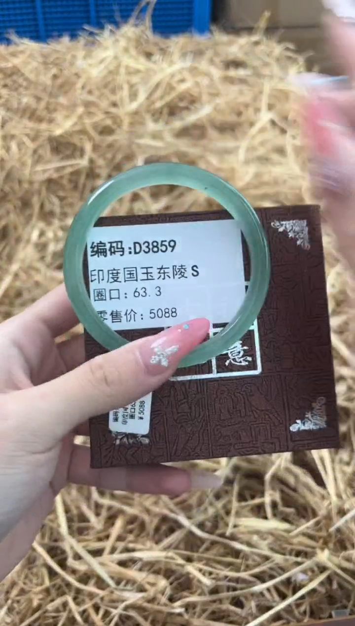 未镶嵌手镯石英质玉D3859