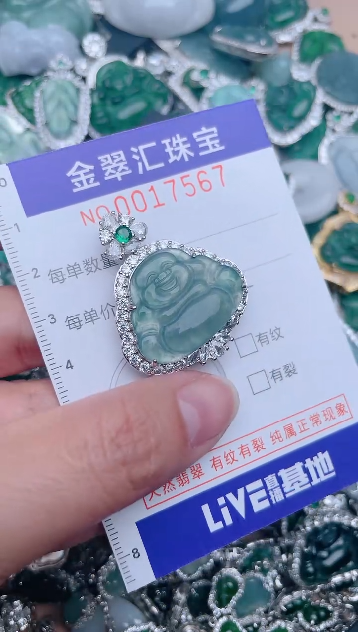 【闪购商品】翡翠颈饰未镶嵌17567....1