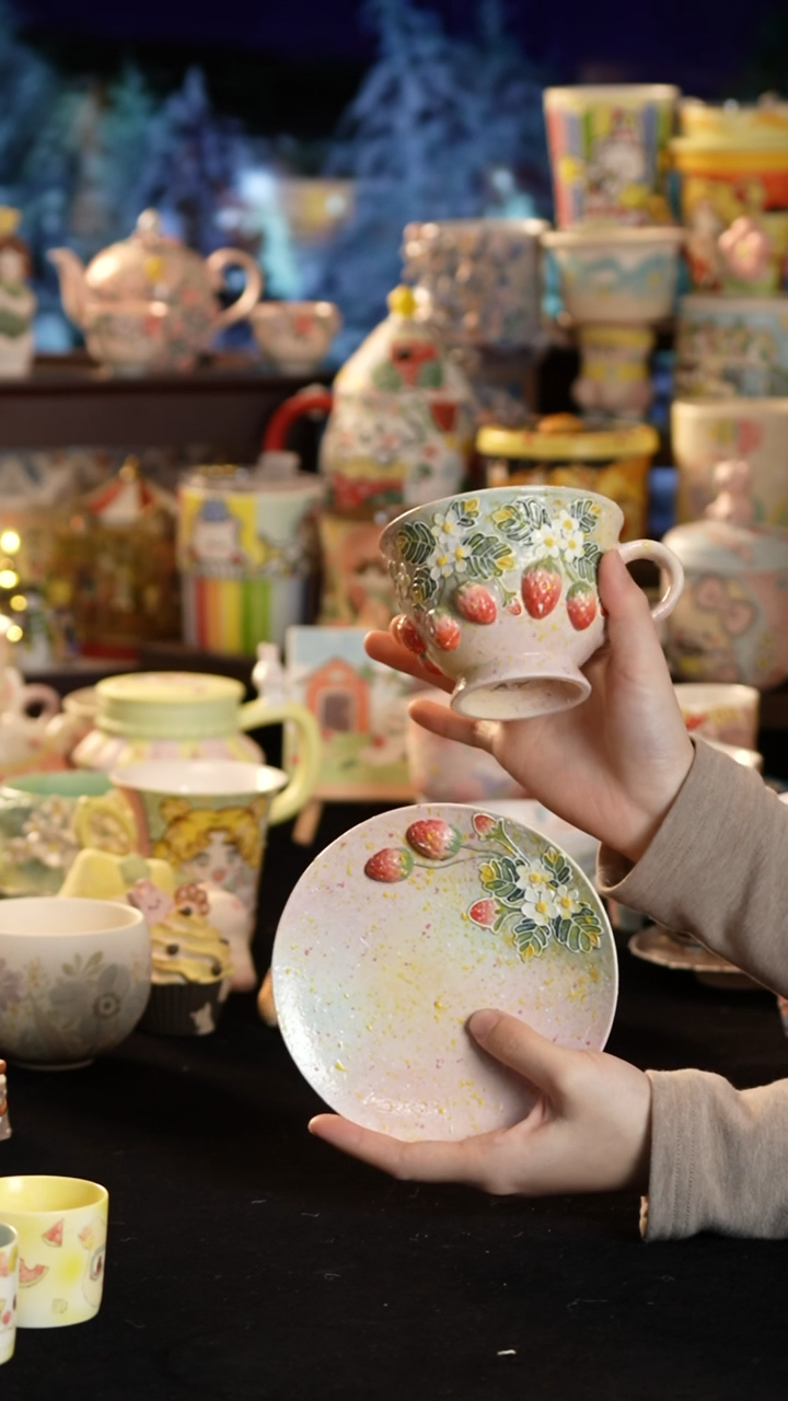 其他陶景德镇釉下彩手绘设计师款陶瓷