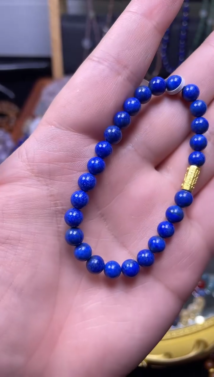 未镶嵌青金石手饰6mm多样性发一