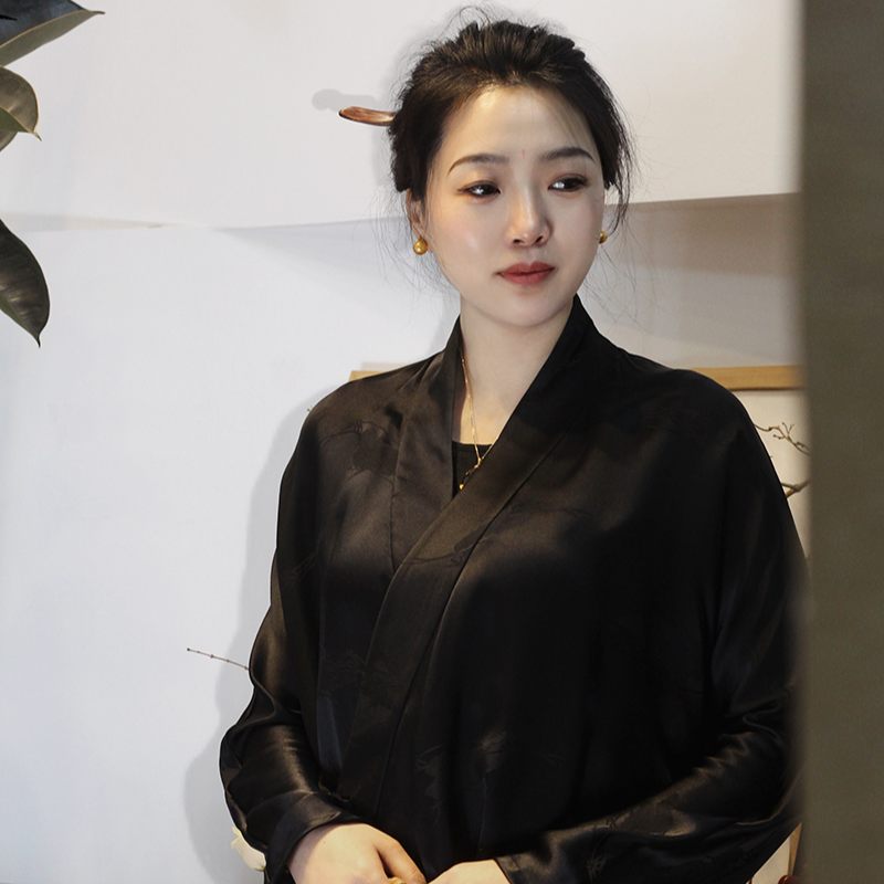 『溯流从源』孤品新中式香云纱桑蚕丝专属集合链接