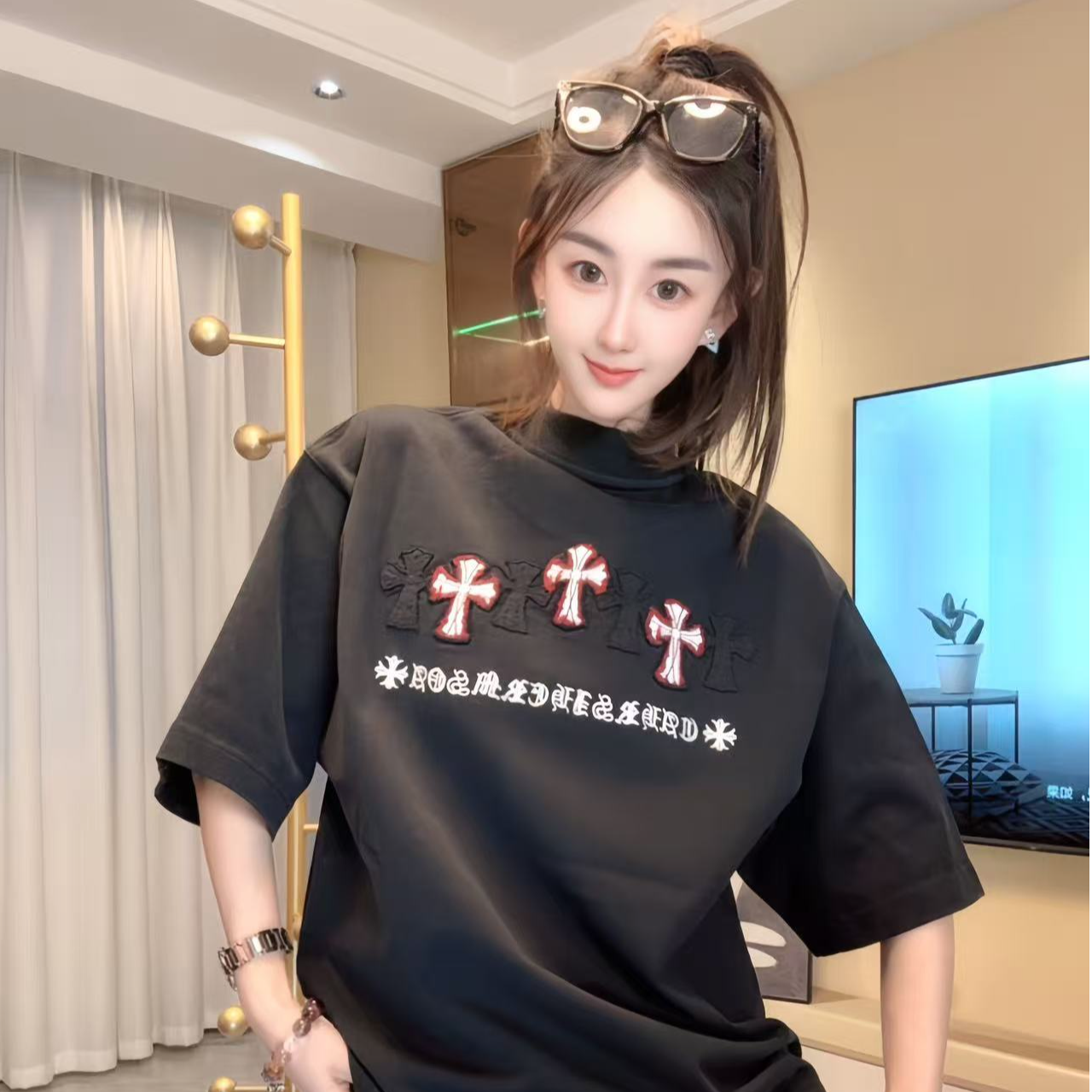 【55670】潮牌男装时尚百搭款纯棉T恤