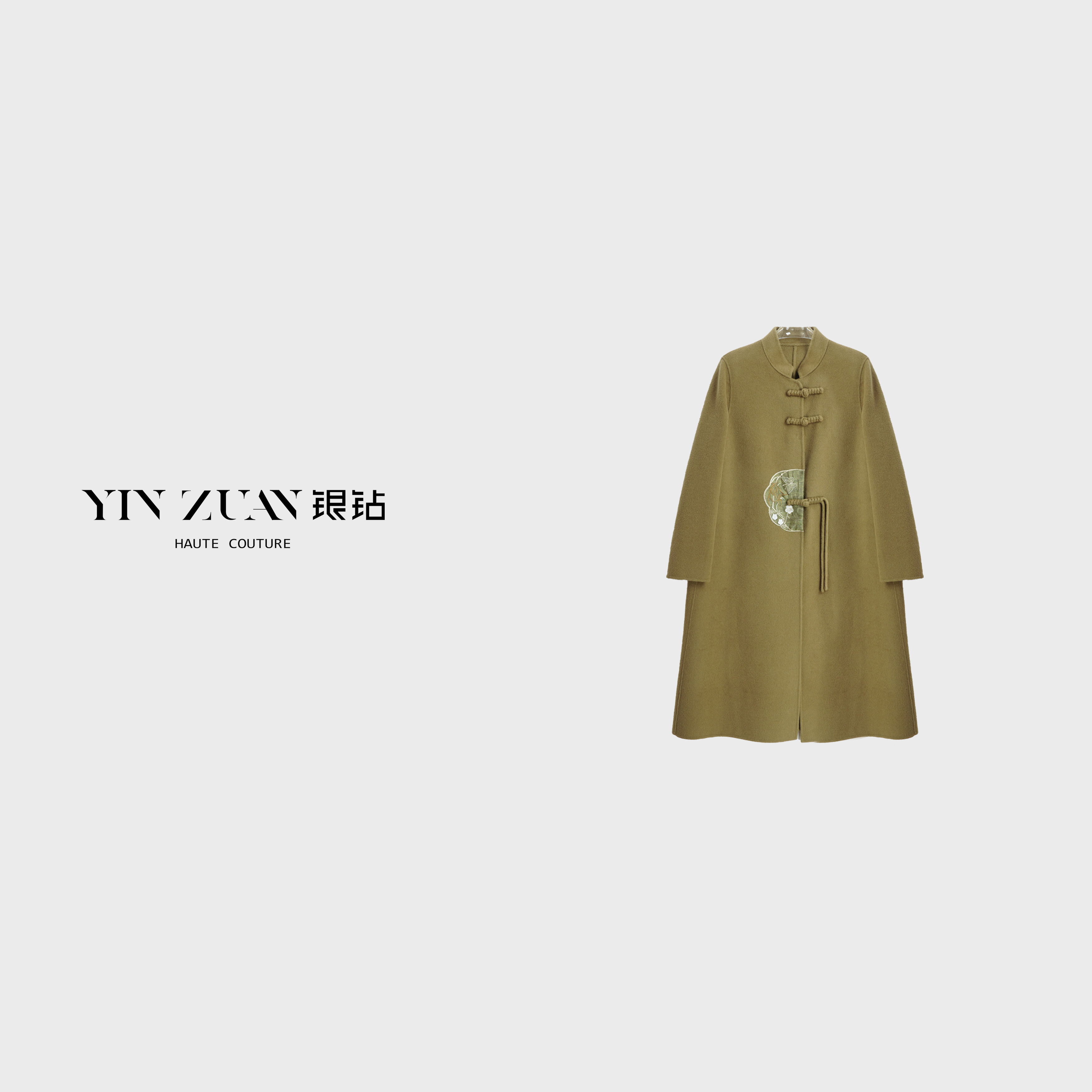 2025新款国风元素长款大衣 780201