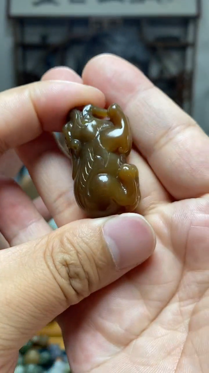 和田玉未镶嵌挂件32