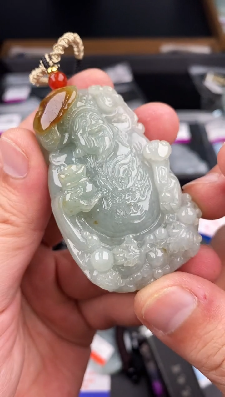 【闪购商品】翡翠颈饰未镶嵌  天然翡翠，一物一图