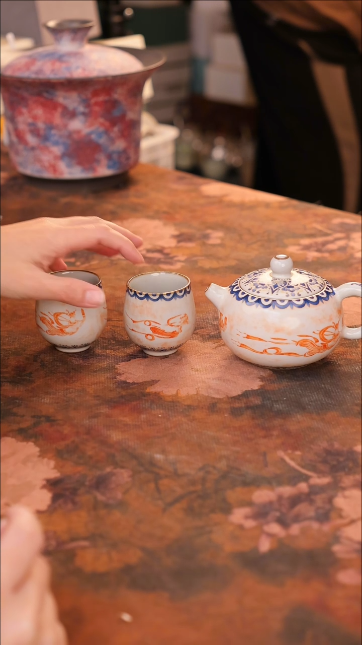 【闪购商品】陶瓷茶具（无礼盒无茶盘）@@A10566