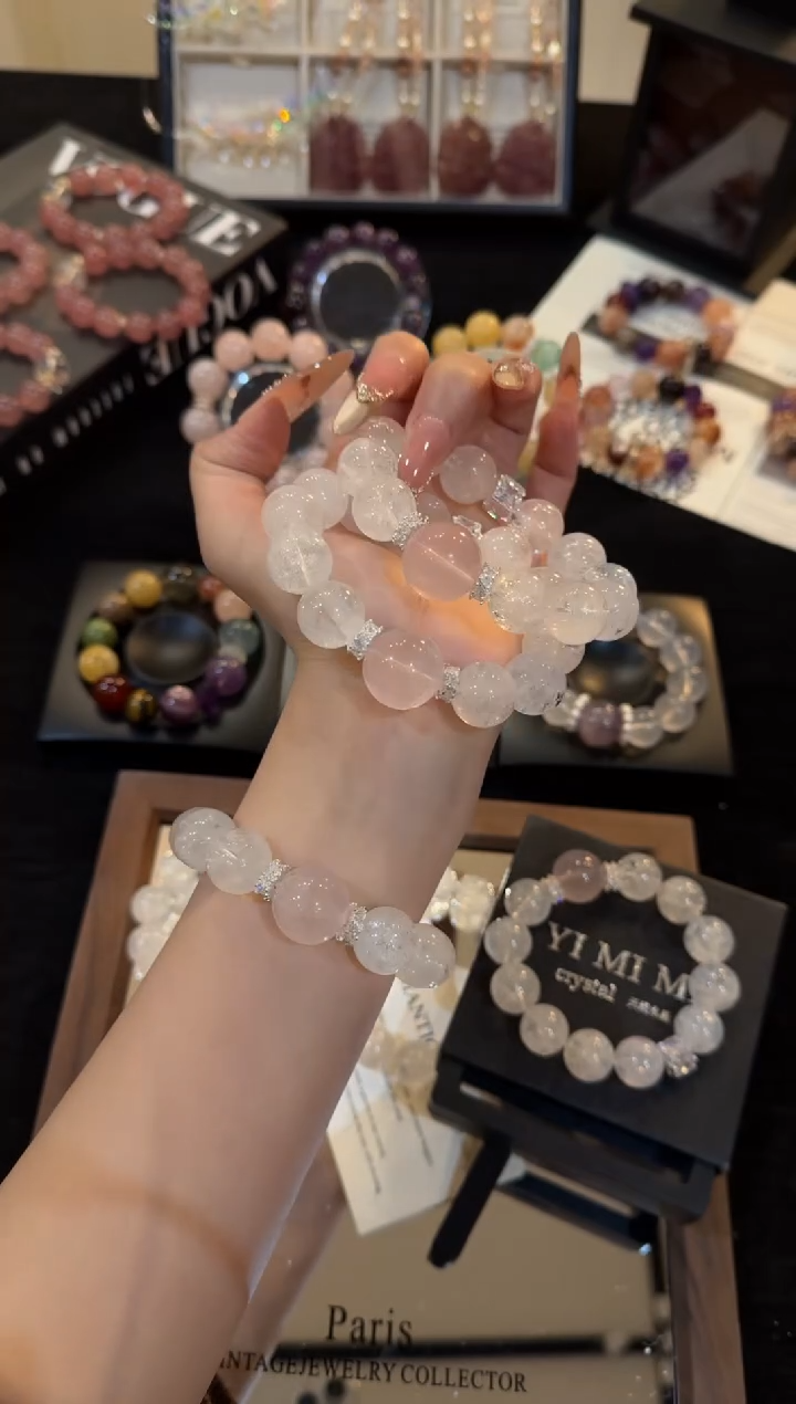 合金手链水晶白阿赛x3514