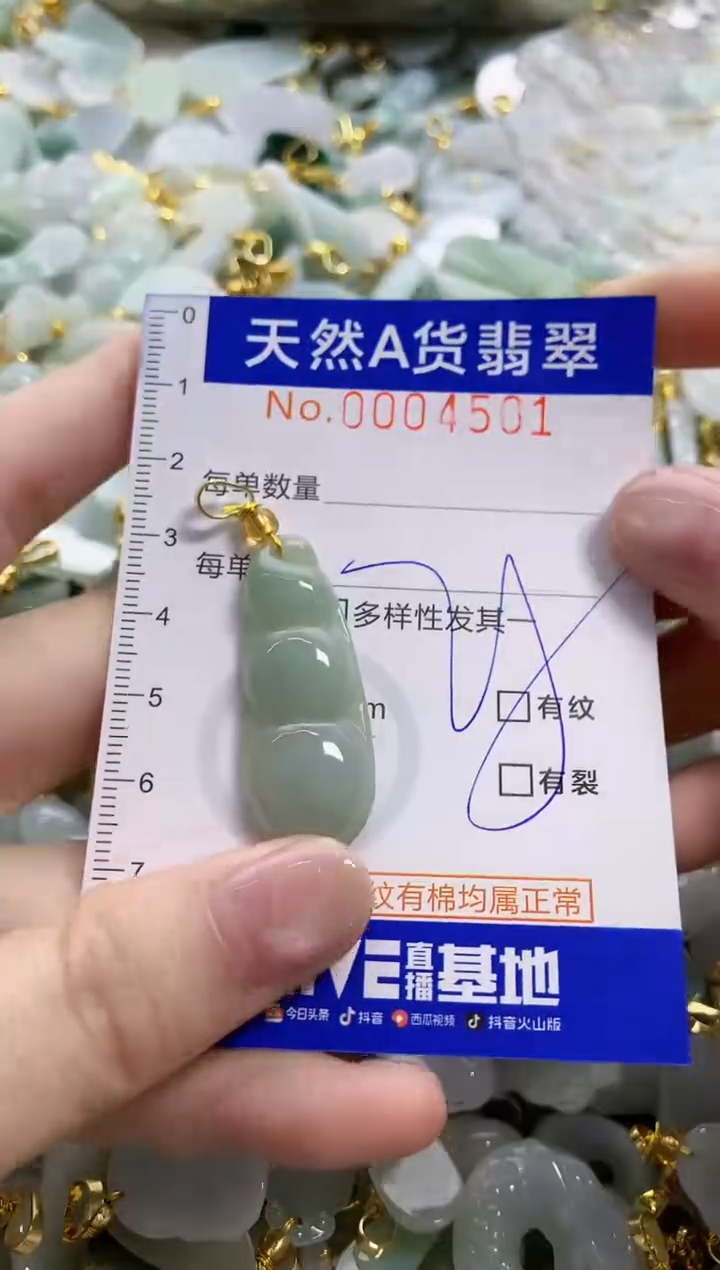 颈饰未镶嵌翡翠天然A货翡翠