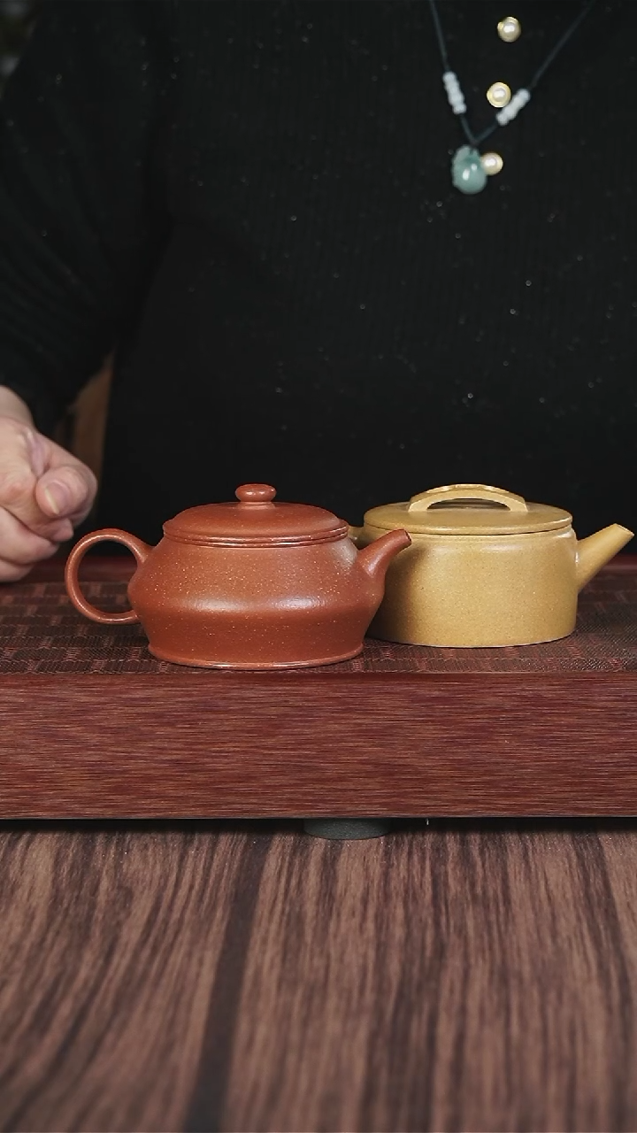 【闪购商品】紫砂茶壶红降坡   曼殊+黄金段汉瓦