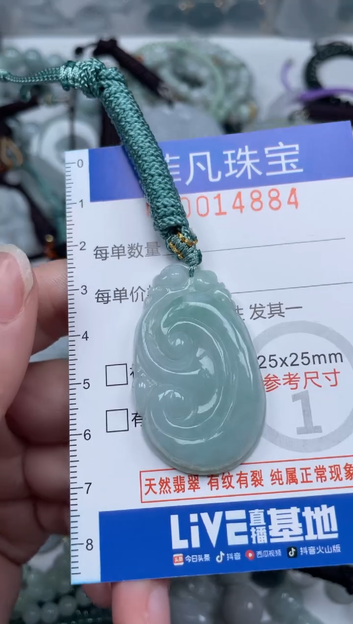 颈饰未镶嵌翡翠14884