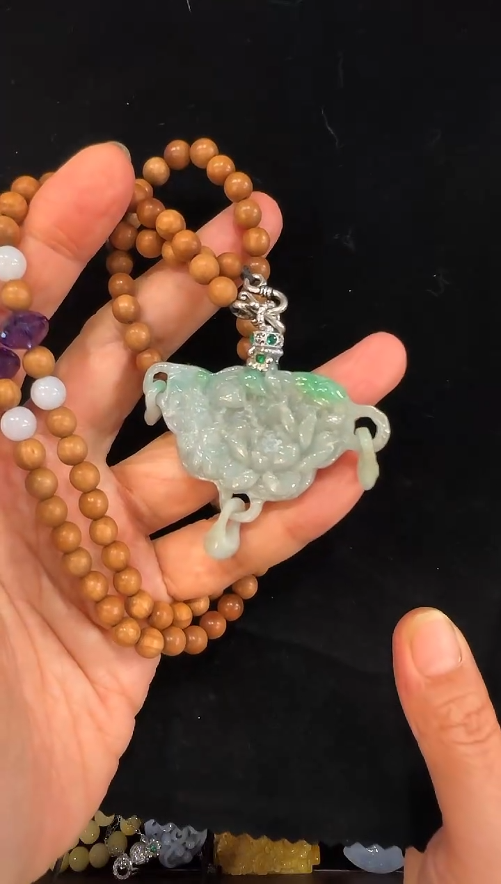 颈饰未镶嵌翡翠国风