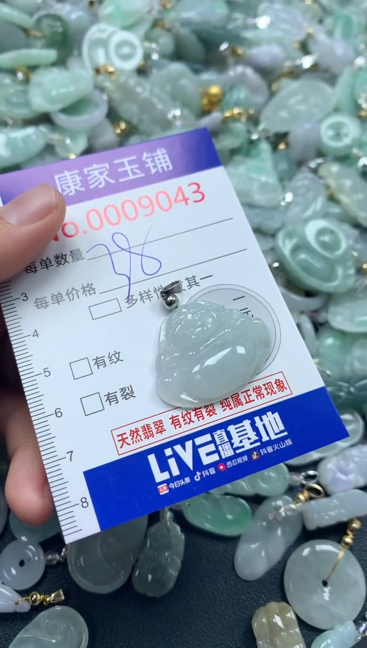 颈饰未镶嵌翡翠9043