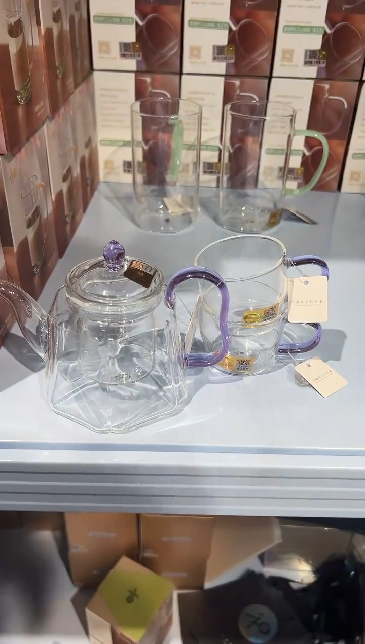 【闪购商品】锦瑞壶浅紫色带内胆+清尚杯两只