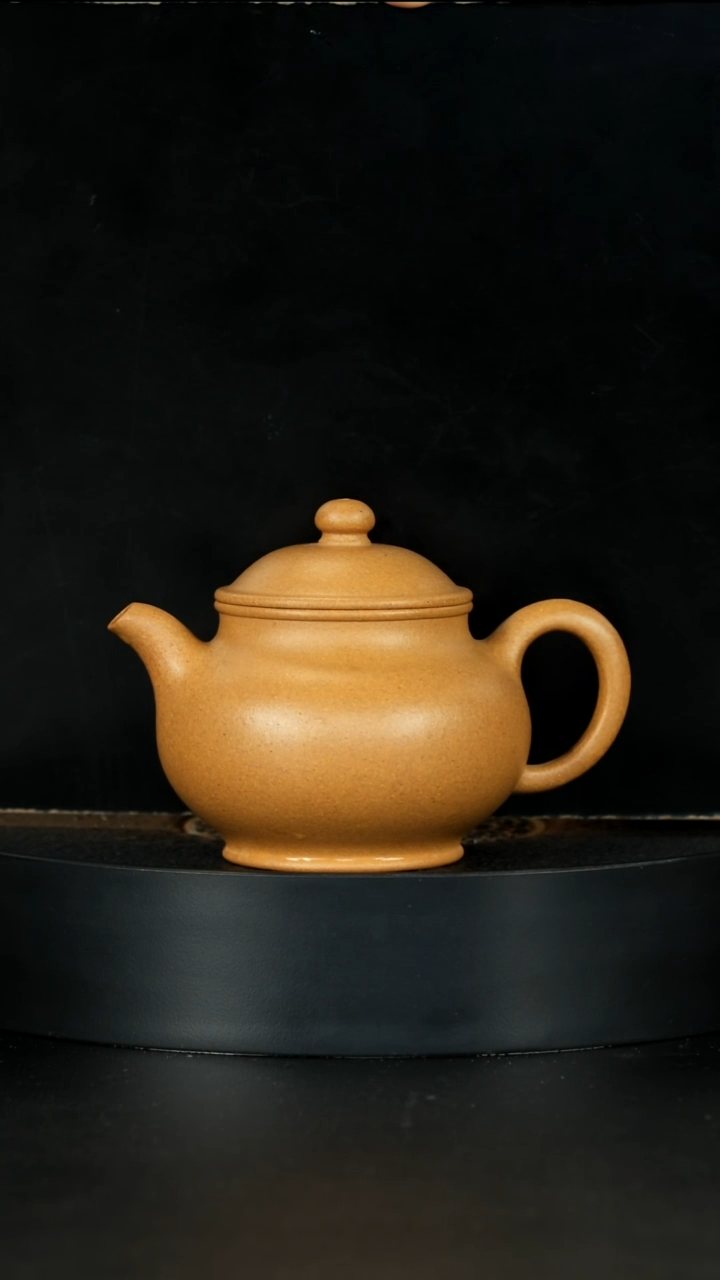 【闪购商品】紫砂茶壶明清老宕口黄金段潘壶