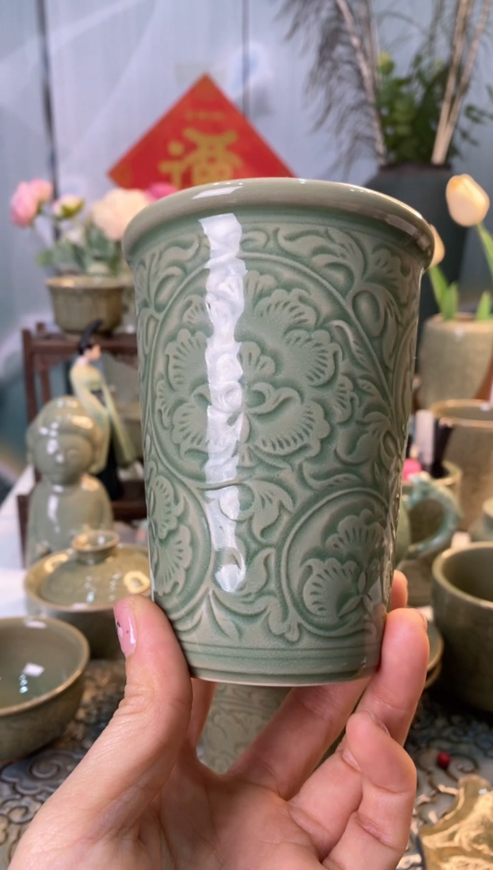 【闪购商品】350ml白泥可乐杯【900001】