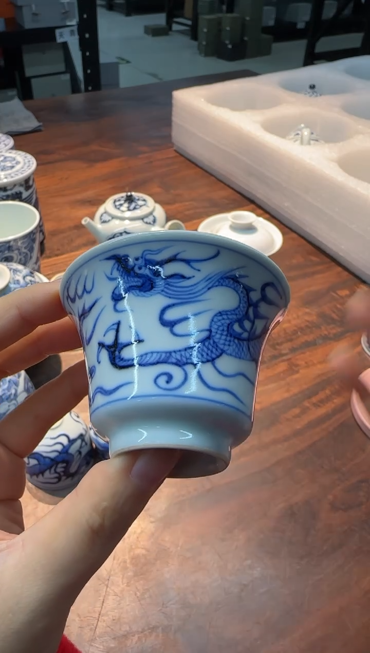 【闪购商品】溪蘭仰元 单龙纹马蹄杯