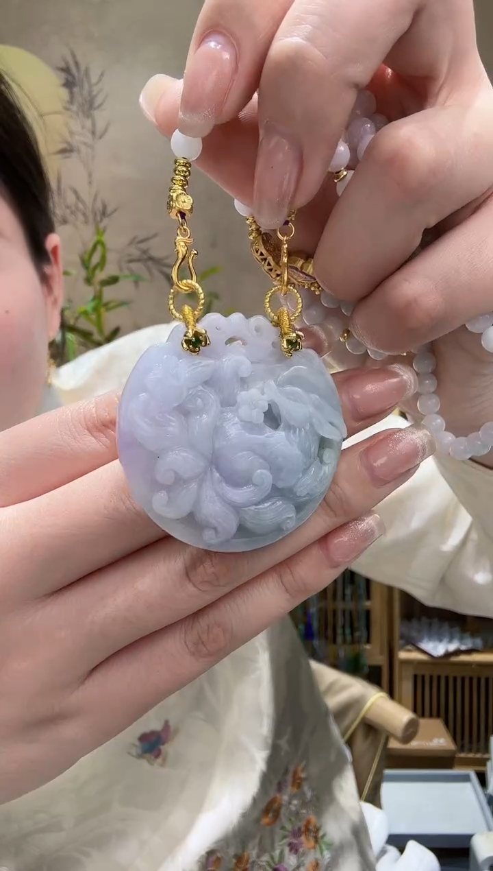 【闪购商品】翡翠颈饰未镶嵌吊坠