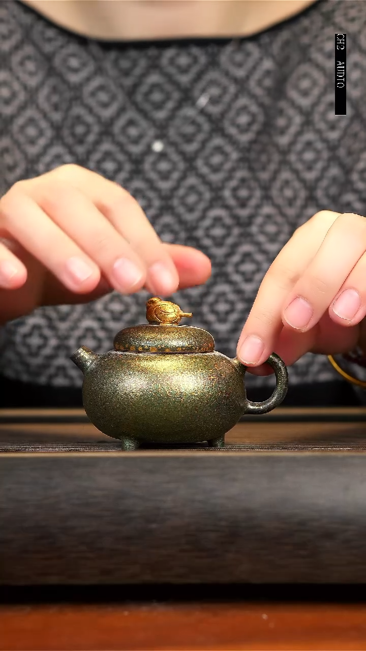 【闪购商品】紫砂茶壶金贝烧宜兴紫砂