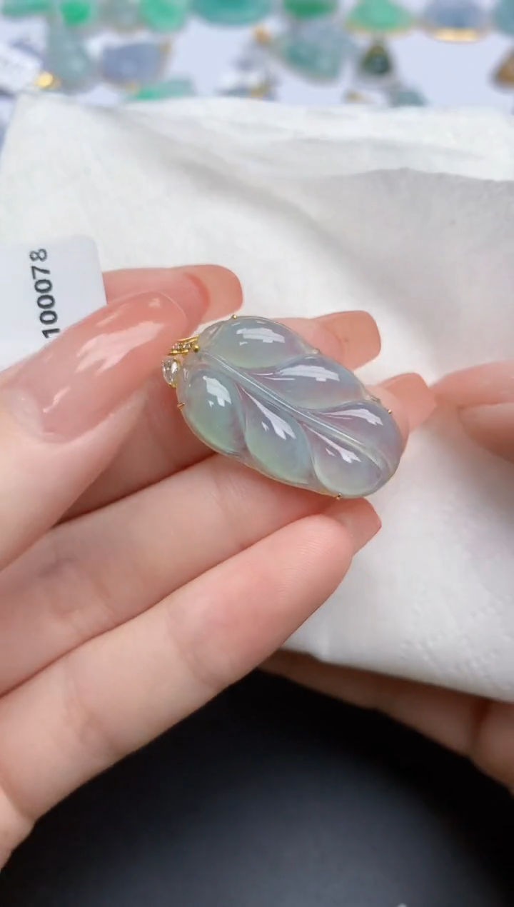 【闪购商品】翡翠颈饰未镶嵌天然缅甸翡翠A货