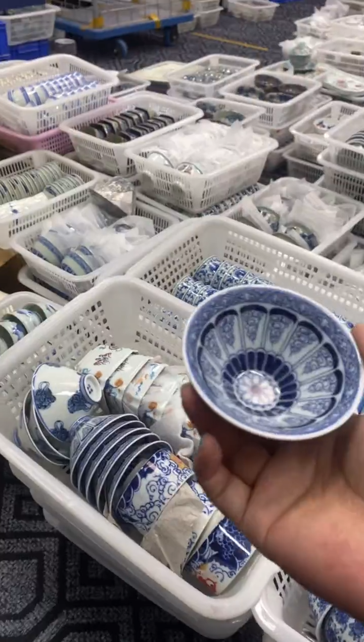 陶瓷景德茶具容量约80