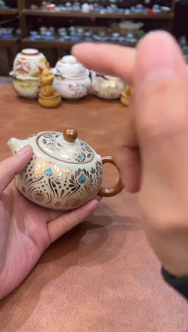 真的很便宜会开片的旅行茶具