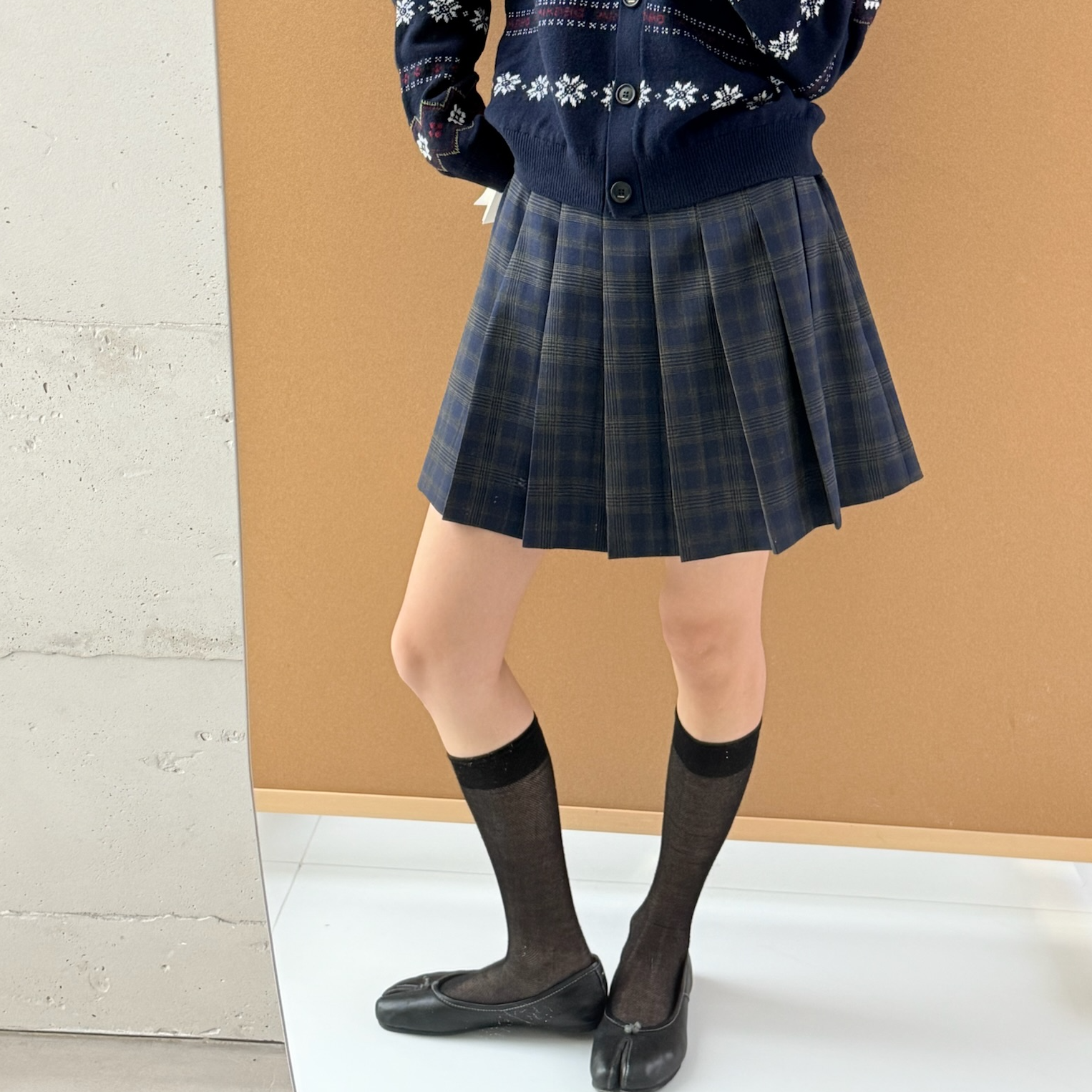 DEG 25秋冬 71787 短裙百褶裙A字裙半身裙