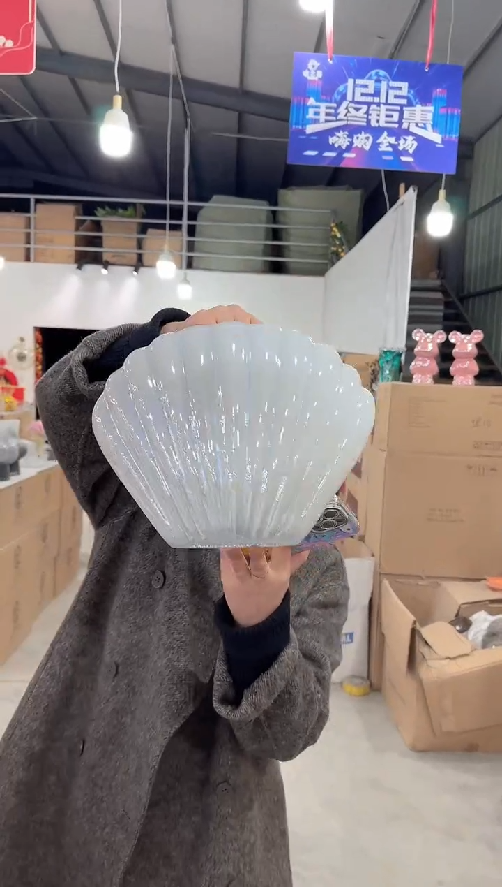 琉璃优奇花瓶摆件D-早10