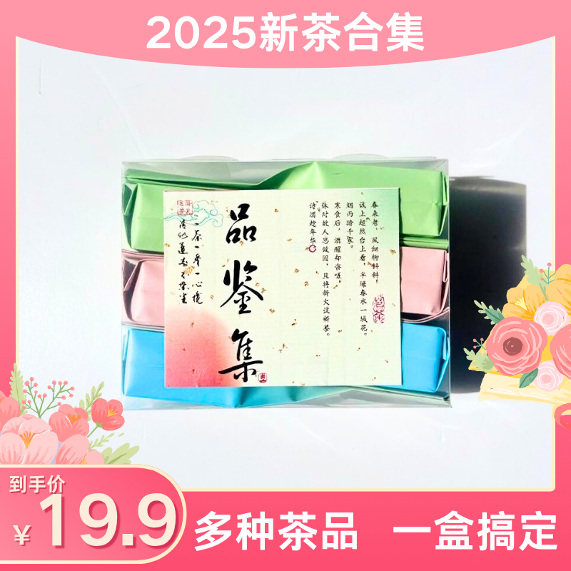 国昊2025一盒搞定绿茶红茶云雾茶多种茶品任您品鉴正装同款24g