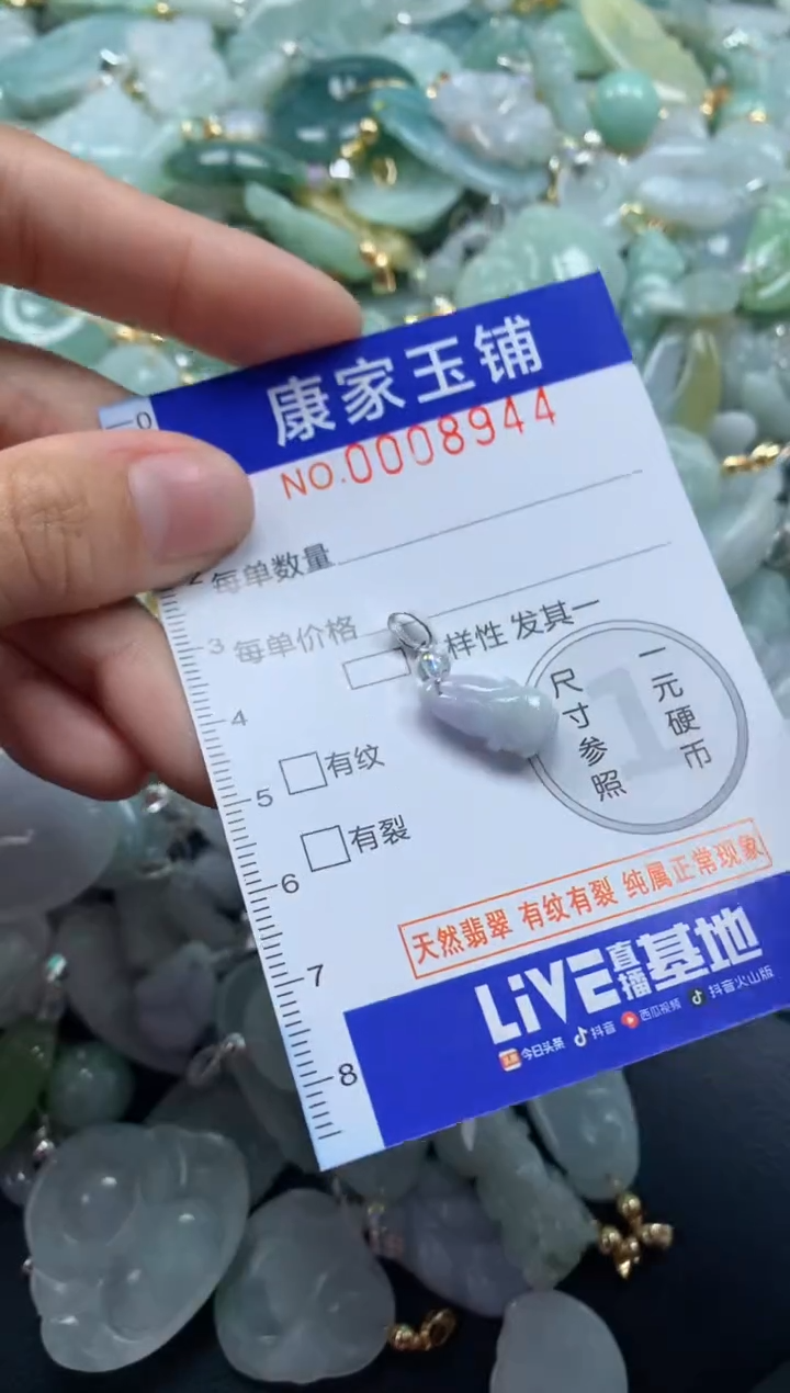 颈饰未镶嵌翡翠8944