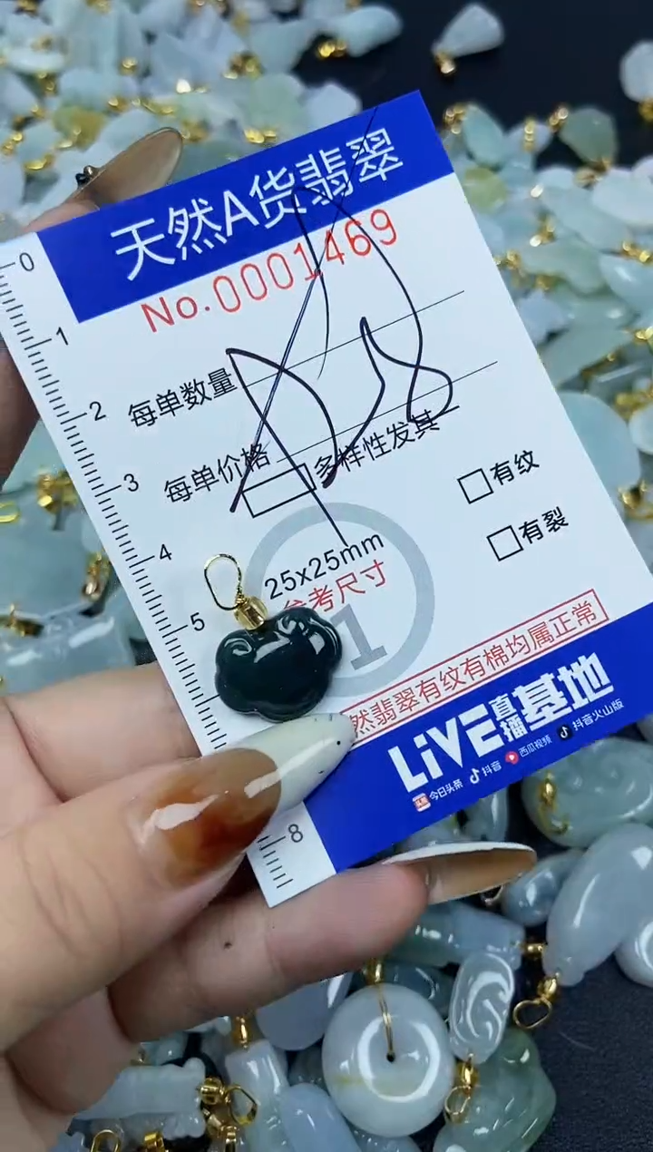 【闪购商品】翡翠颈饰未镶嵌天然A货翡翠